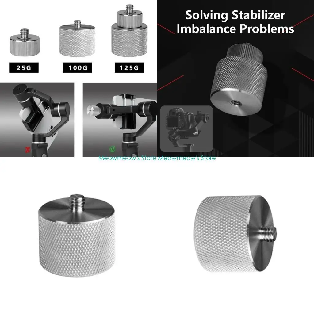 W91A Handheld PTZ cân bằng trọng lượng ổn định phổ biến đối trọng 25g/100g/125g