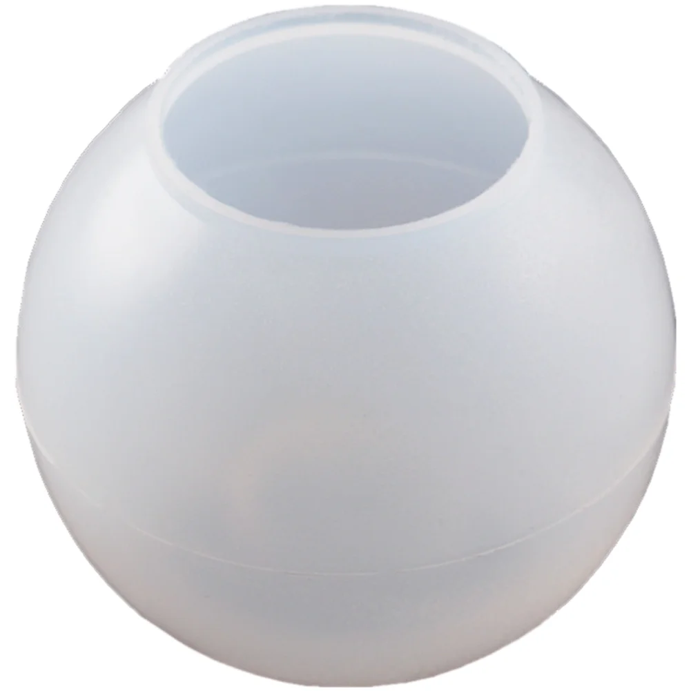Round Silicone Resin For MOLD Compatible with Epoxy For CRYSTAL Craft Mirror Backing and Spherical Decorative Casting Projects