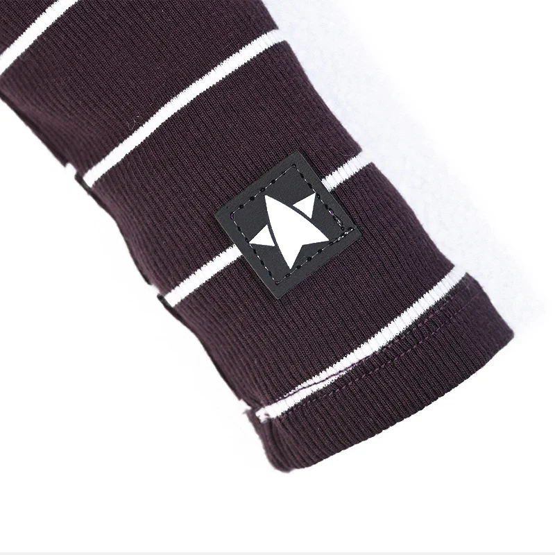AA-Gestreifte Pyjamas für Kinder Jungen und Mädchen Zweiteiliges Set und Baby-Strampler Langarm Herbst/Winter Gerippte Baumwollkleidung – Detail 24