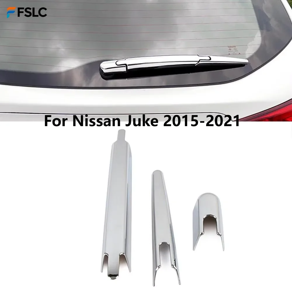 

⭐Genuine⭐ For Nissan Juke 2015-2021 Rear Wiper Delete Kit Trunk Window Windshield Wiper Arm Cover Trim Chrome Decoration Sticker