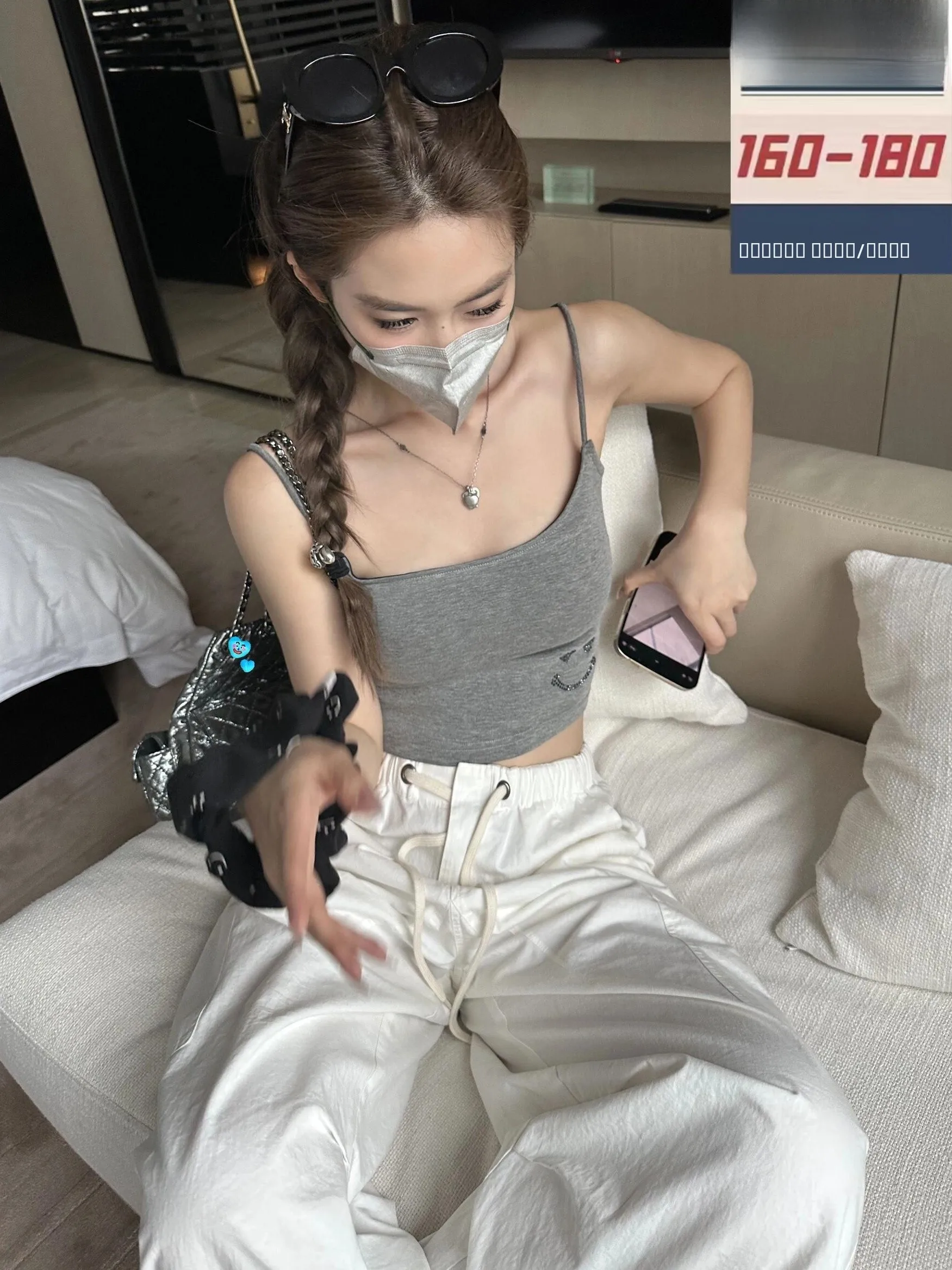 

Женские повседневные модные универсальные длинные брюки в американском стиле с высокой талией, рабочая одежда, летние новинки, широкие брюки