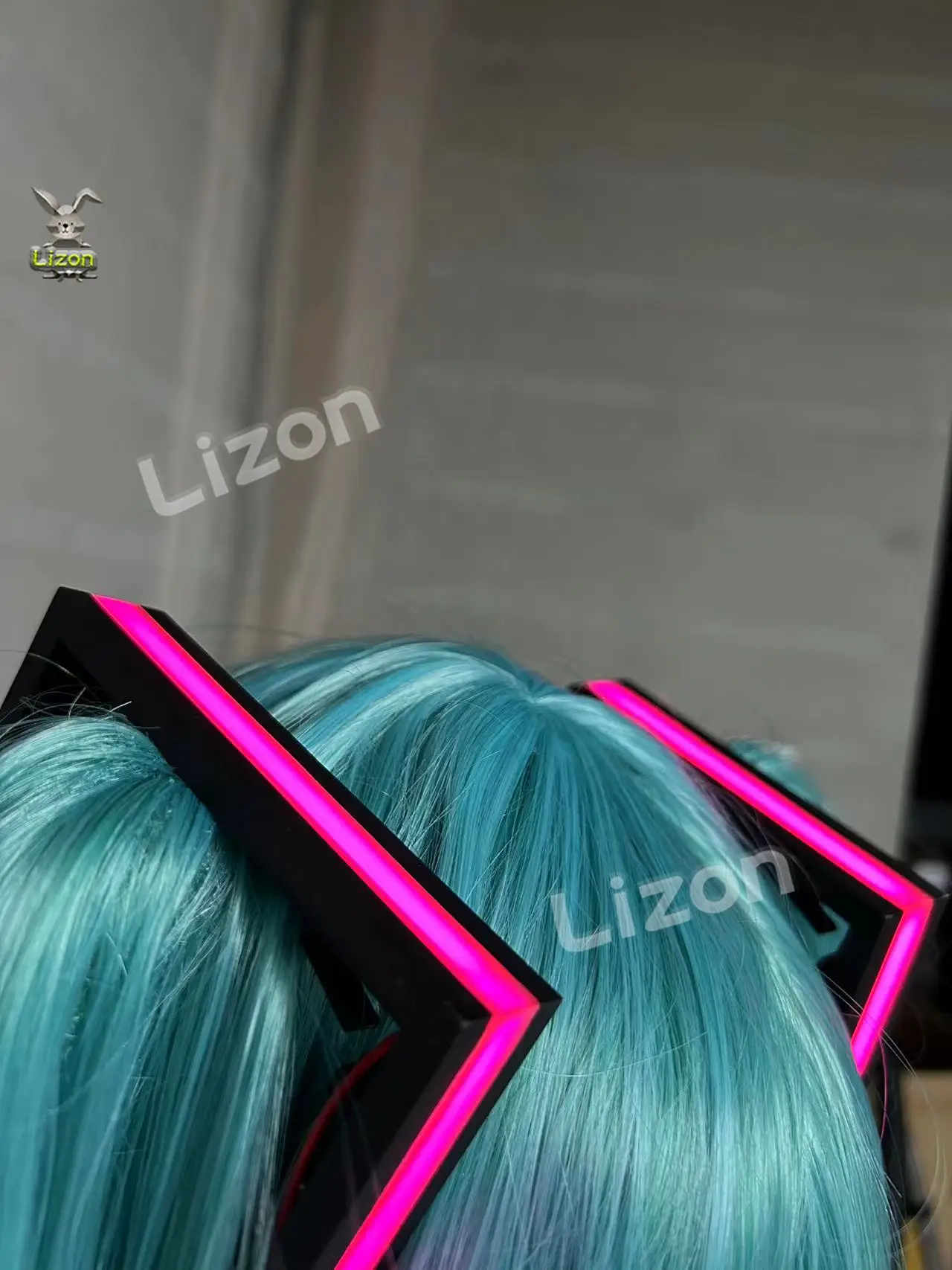 n Stock Miku Led Light Headwear Cosplay Props Head Gear Headphone Earphone Model Accessory Hairband