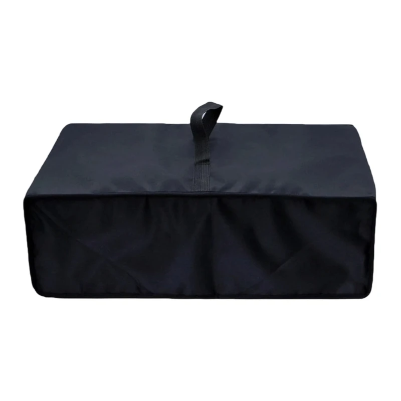 96BA Schwarze Plattendeck-Abdeckung, 48 x 40 x 17 Staubschutz zur Aufbewahrung – Detail 1