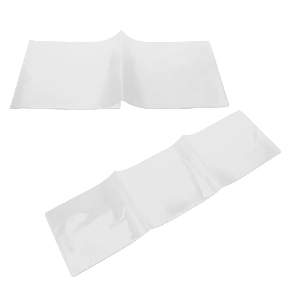 

2Pcs Mahjong Card Cover Plastic Clear Sleeve Durable Easy to Clean Protecting Scorecards Smoothly Card Sleeve
