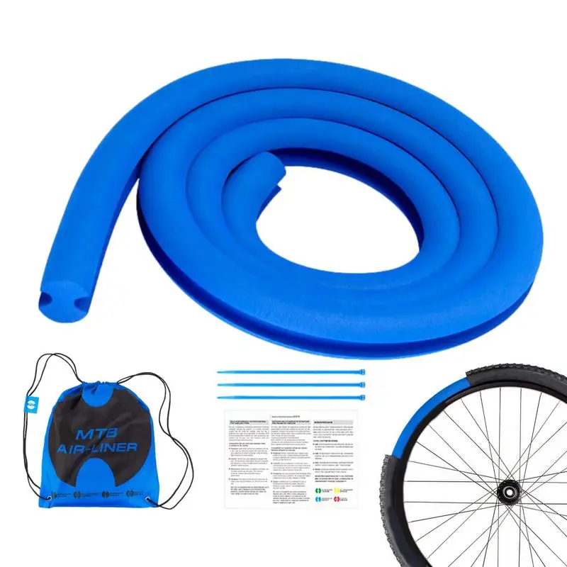 1 Piece Bike Tubeless Tire Insert Bicycle Tyre Air Rim Liner Tube Protector Puncture Proof Vibration Dampening