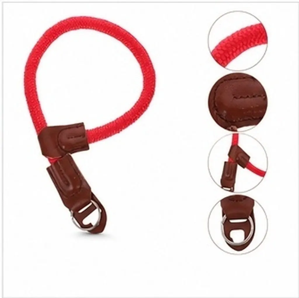 Stylish Simple Design Camera Wrist Strap Cotton PU Construction Strong Grip Comfort Fit for Outdoor Photography Camping Hiking