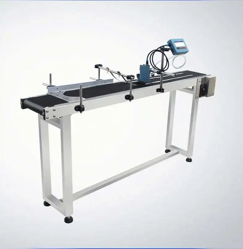 Automatic Continuous Coding Machine Expiry Date Batch Number Coding Logo Continuous Online Industrial Inkjet Printer