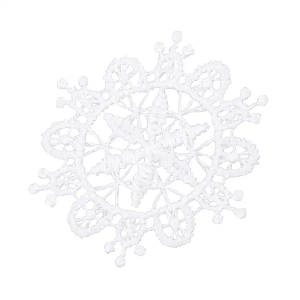 Lace Mini Table Mat Dollhouse Accessory 1 12 Scale Simulation Placemat for Miniature Dining Setting