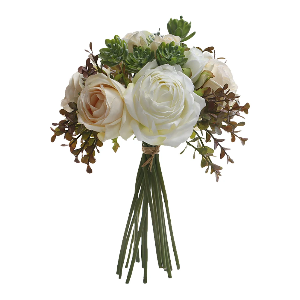 

Artificial Bouquet Fake Flower Adornment Simulation nament Romantic Photo Props Table Decor Home Decoration Practical Long Term