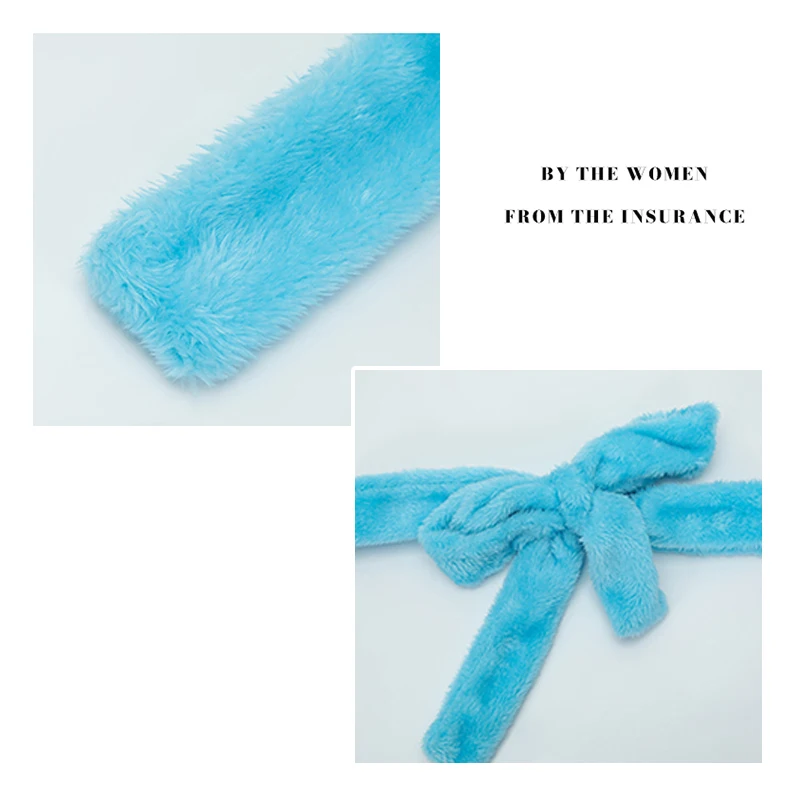 Cinturón de franela para mujer