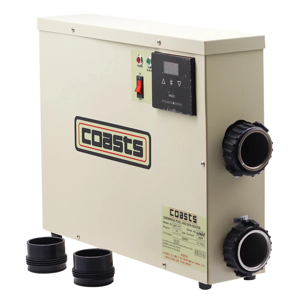 Swimming pool constant temperature electric heater hot spring bath fish pond automatic circulation electric heating equipment