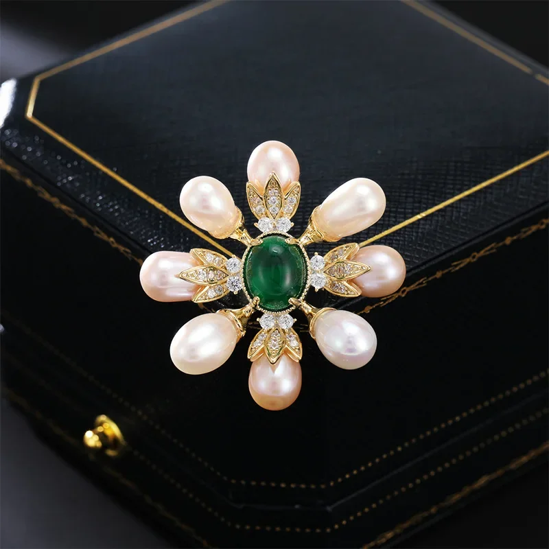 بروش أنيق ومكرر، أنيق ورجعي، صدار كبير، رائع وبسيط، إكسسوارات معطف البدلة 2025 جديد