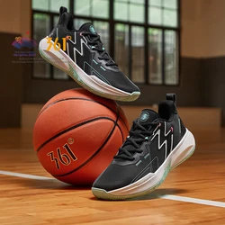 361 Degrees BIG3 3.0 Team Men Basketball Sport Shoes Wear-Resistant Non-Slip Actual Training Cushioning Male Sneakers 672331126