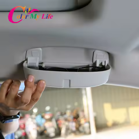 Car Glasses Holder Case for Volkswagen VW Tiguan L MK2 2017 2018 2019 2020 2021 2022 Sunglasses Storage Box Accessories