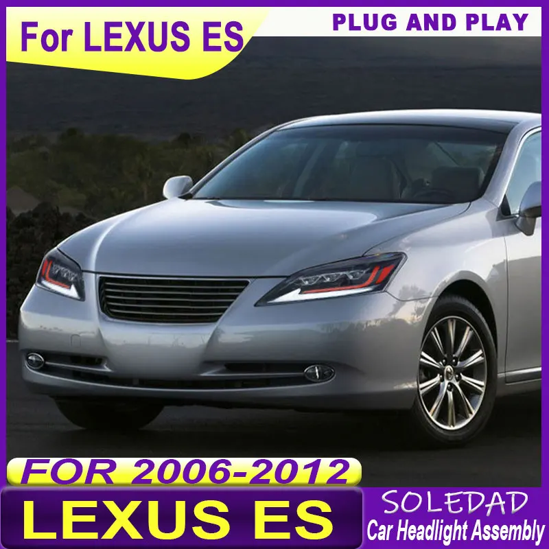 Car LED headlights for Lexus ES ES300 LED Headlight 2006 2007 2008 2009 2010 2011 2012 Headlights DRL Turn Signal High Beam