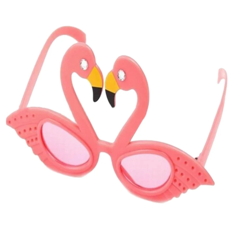 Summer Flamingos, Wine glasses Cosplay Anime Party Glasses Hawaiian Party Dress-up Beach Sunglasses Party Support Wholesale