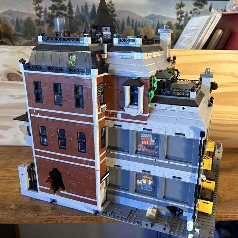 Berühmte Filmmodell Moc Bausteine Asylum - Erweiterte Modell Technologie Modulare berühmte Szene Blöcke Weihnachtsset DIY Spielzeug Geschenk