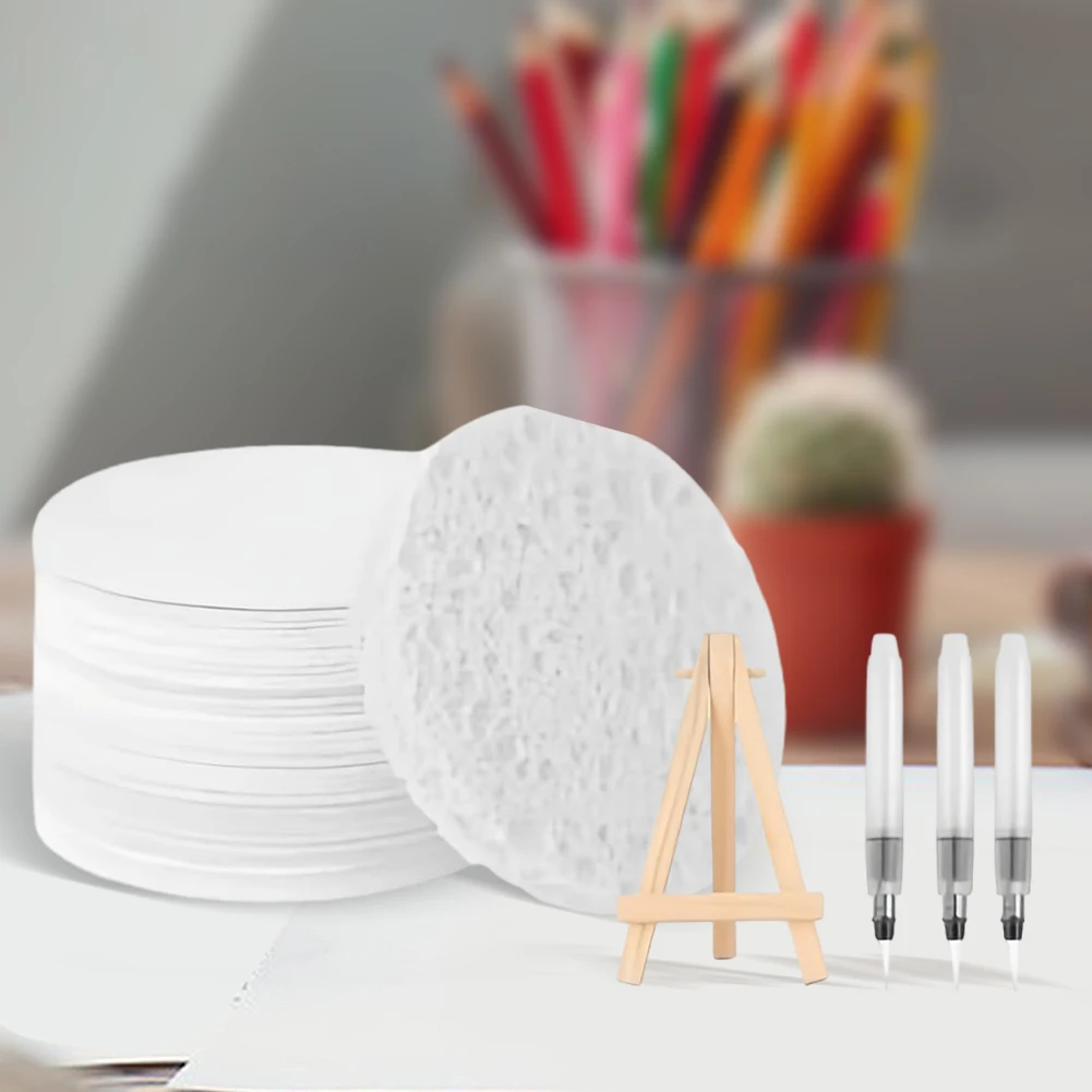 Foam Texture Painting Paper with 12 Marker Pen&10 Chian Magic Puffy Paint Paper Magic Puffy Paint Kit Sponge Canvas Art Supplies