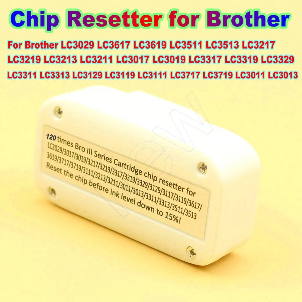 Imagem -04 - Kit de Reposição de Chip para Brother Redefinir para Lc3217 Lc3219 Lc3617 Lc3619 Lc3317 Lc3319 Lc3111 Lc3117 Lc3011 Lc3013 Lc3017 Lc3019 Lc3211