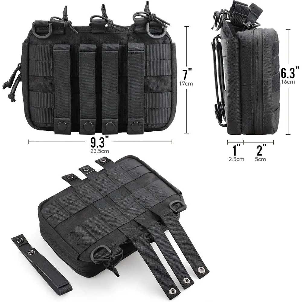 Tactical Triple Magazine Pouch Open Top 5.56/.223 Magazine Pouch MOLLE Mag Bag Nylon M4/M16 Mag Holder Hunting Tool EDC Pouch - view 4