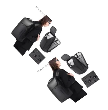 BANGE  17 Computer Bag  Anti Theft Waterproof Laptop BackpackTravel Business Hiking Backpacks School Back Pack Mochila For Men