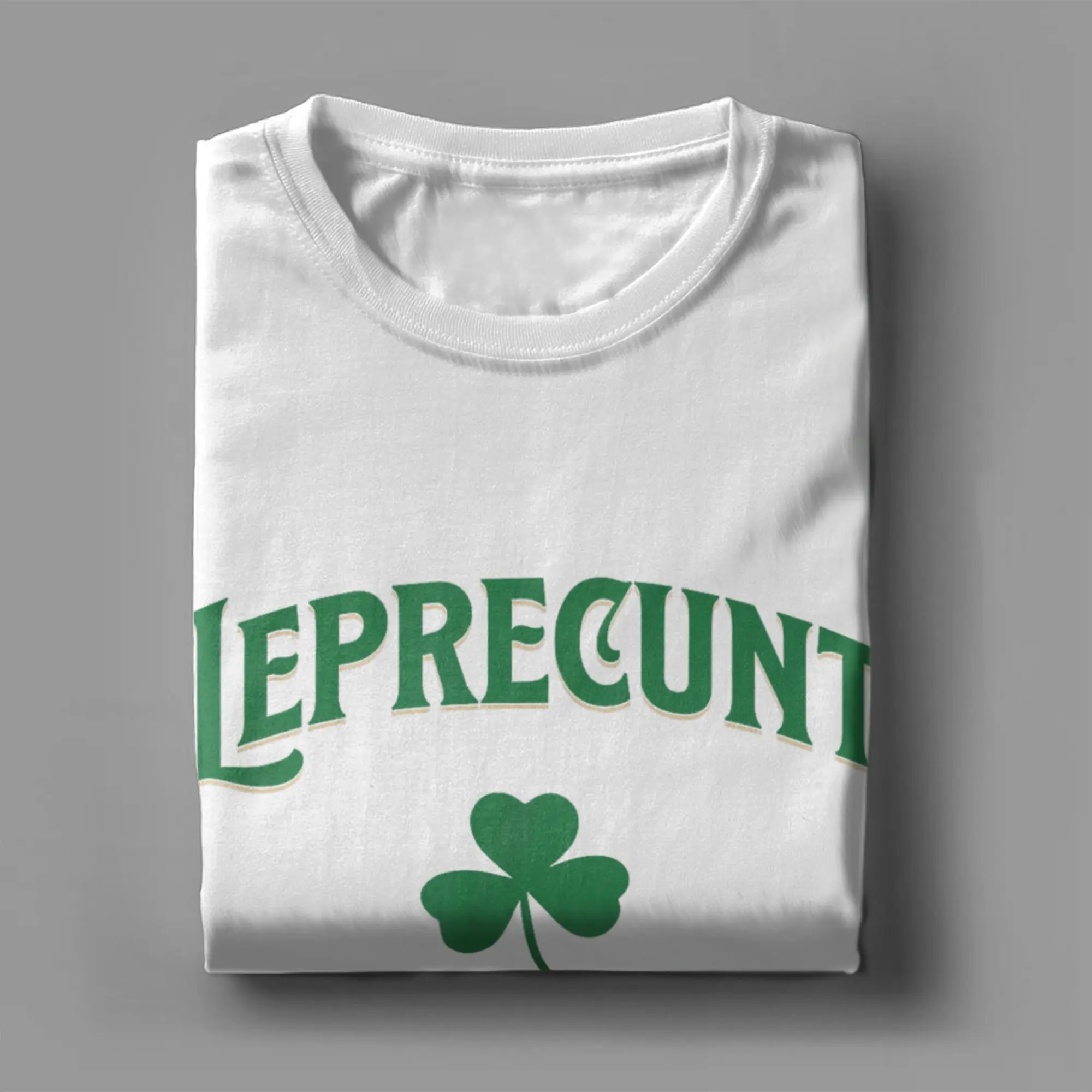 

Leprecunt Irish St Patricks Day Men T Shirt Cool Tees Short Sleeve Round Neck T-Shirts Cotton 4XL 5XL 6XL Clothing