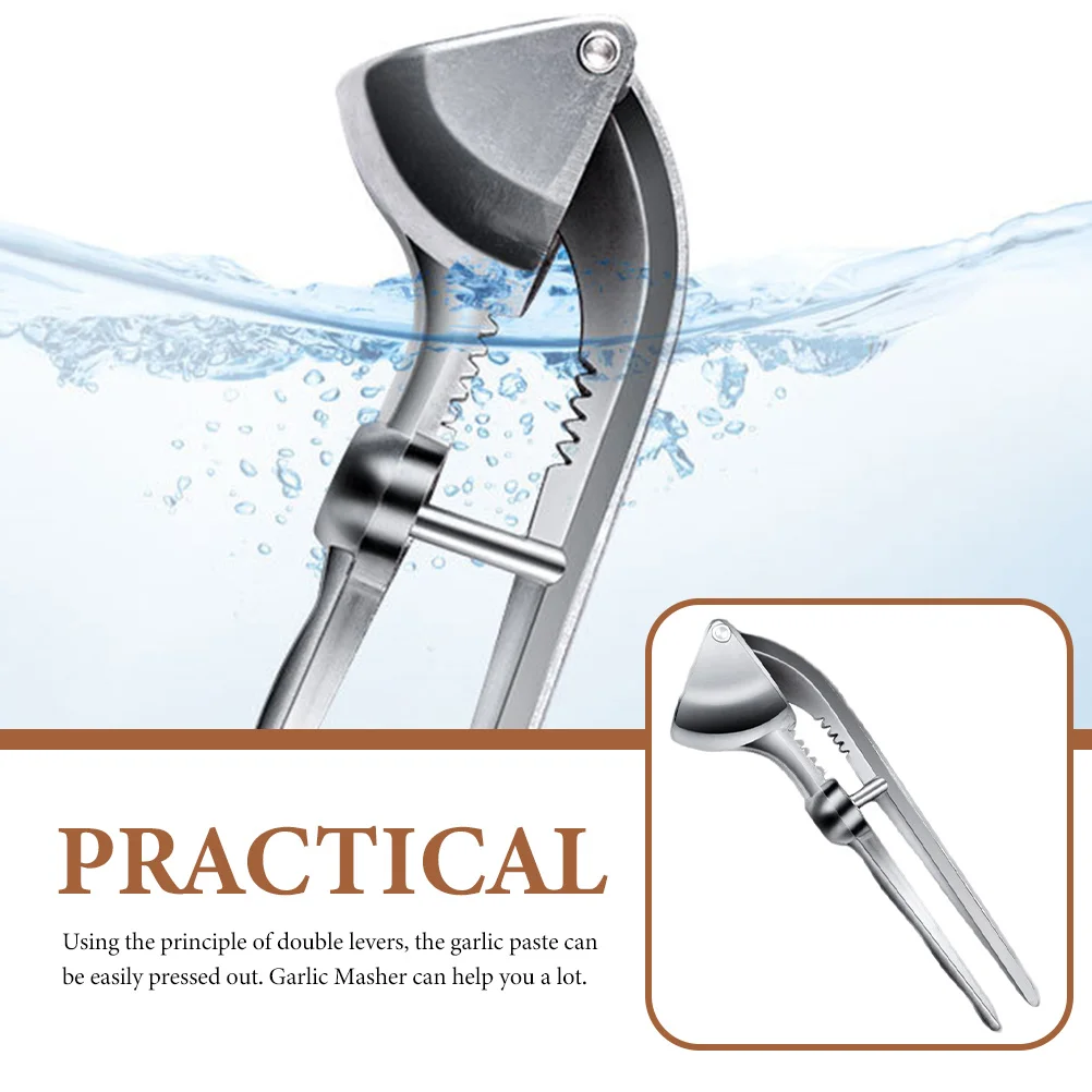 

Garlic Press Kitchen Gadgets Chopper Supplies for Write Vegetable and Manual Chopping Accessory Crusher Tools Masher Mini