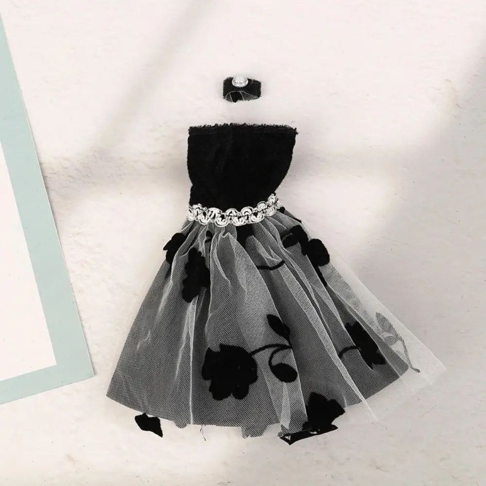 

Doll Clothes Doll Clothes Princess Dress Princess Dress Embroidery 30Cm Doll Clothes Red Plush Doll Accessories 1/6 Doll