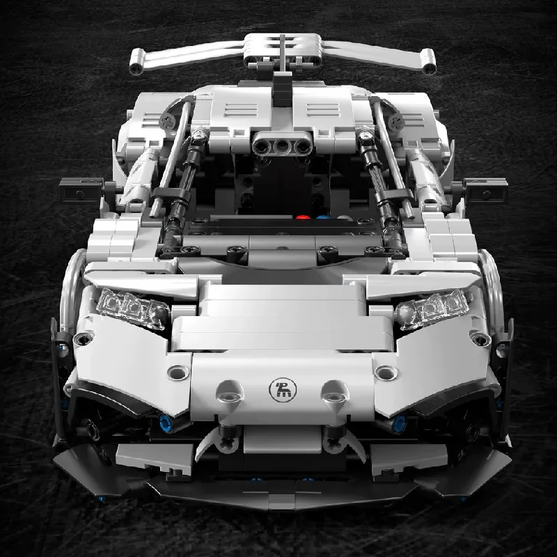 Technik Racing Silver Car Merce AM G ONE Modello di auto sportiva, 1164PCS 1:14 Auto da corsa Building Blocks Giocattoli Regalo per ragazzo e bambino