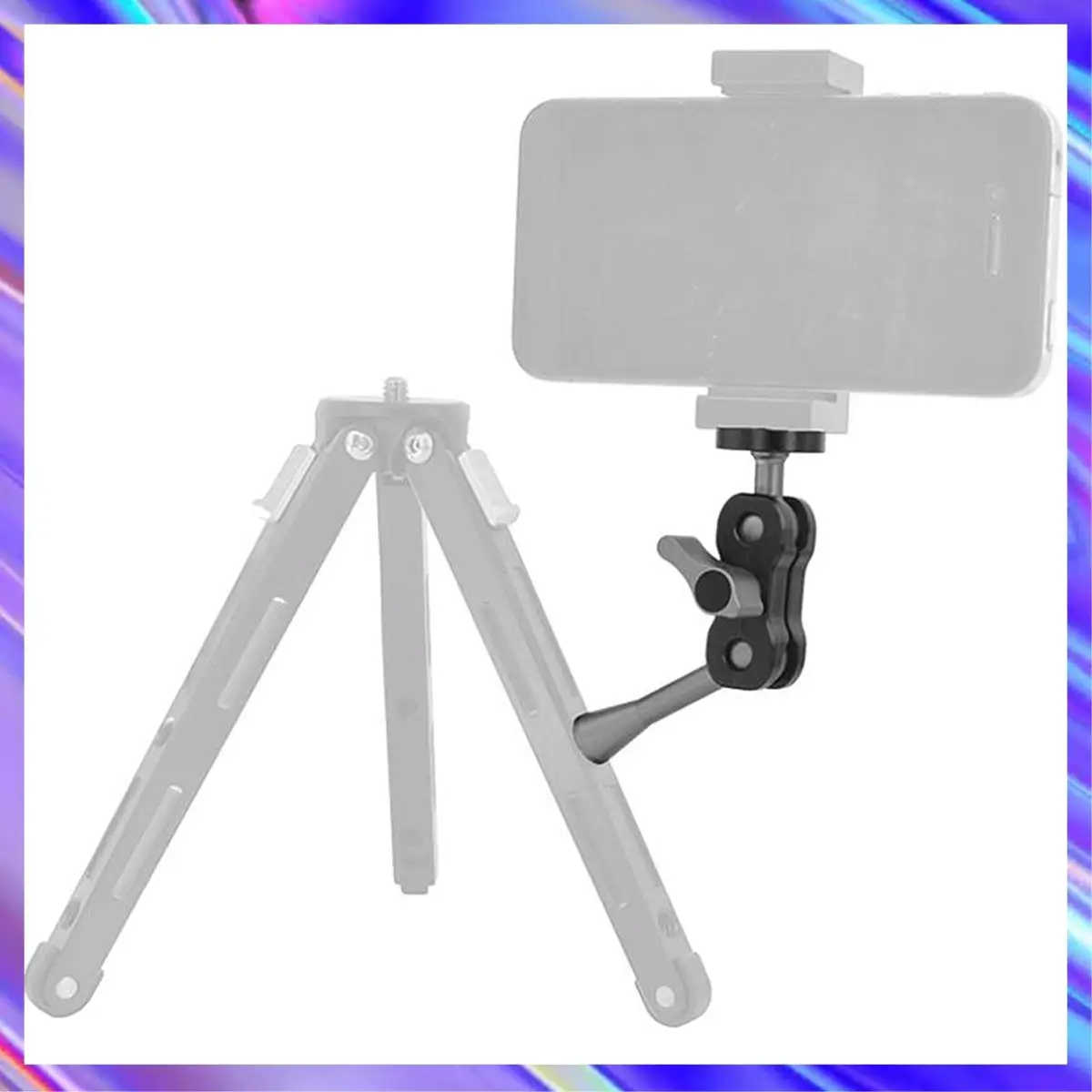 

A24U 52Mm-37Mm 52Mm To 37Mm Black Step Down Ring Adapter For Camera & YJ-B13L Magic Hand Connecting Arm Tripod