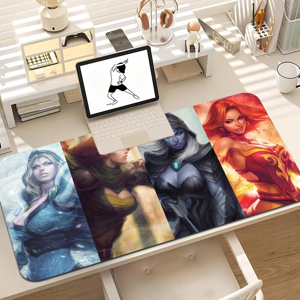 

Game D-Dota 2 Mousepad 80x30cm XL Lockedge Office Computer Desk Mat Table Keyboard Big Mouse Pad Laptop Cushion Bedroom