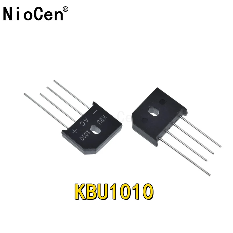 （5PCS/LOT） KBU1010 KBU-1010 10A 1000V ZIP Diode Bridge Rectifier diode New