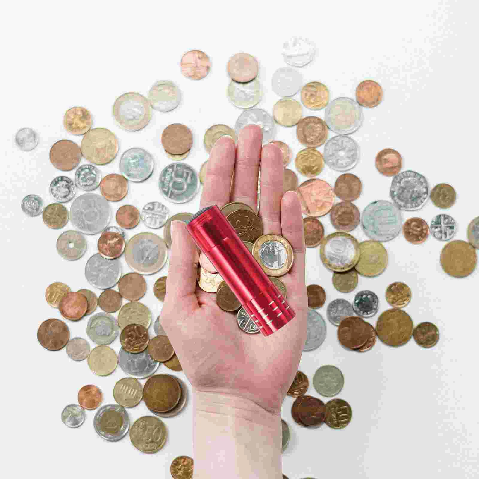 Verborgen Container Zaklamp Geld Opbergdoos Sieraden En Containers Geheim Led Rood