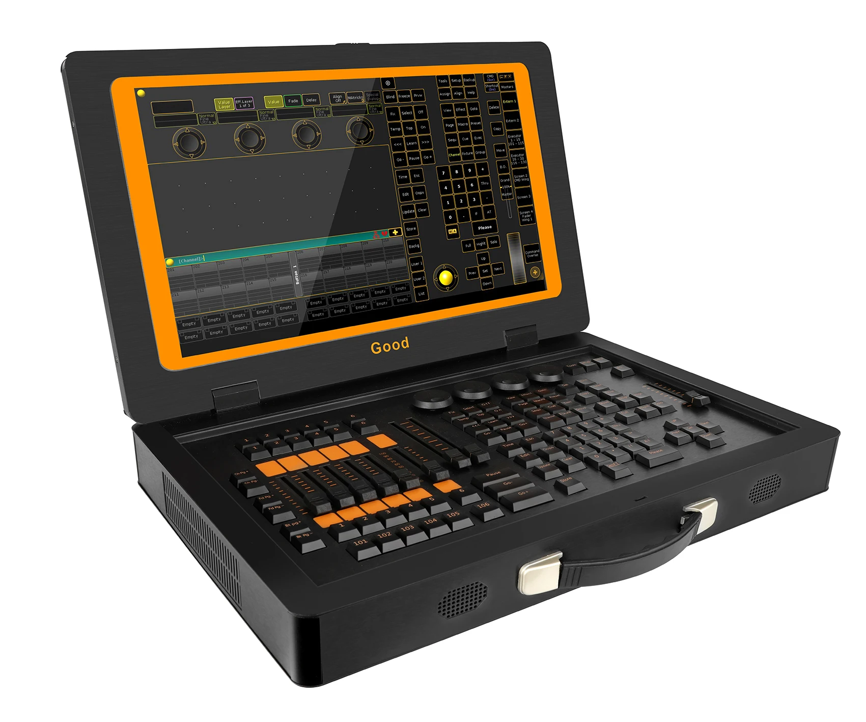 2026 Pro Stage DJ Disco Intelligent RDM DMX Grand Ma notebook Console Portable Lighting controller for bar party wedding event