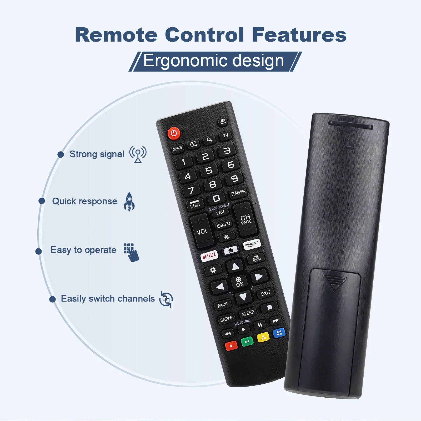 جديد AKB75095307 IR التحكم عن بعد لاستبدال LG TV 43UJ6560 49UJ6500 55UJ6540 55UJ6300 60UJ6050 70UJ657