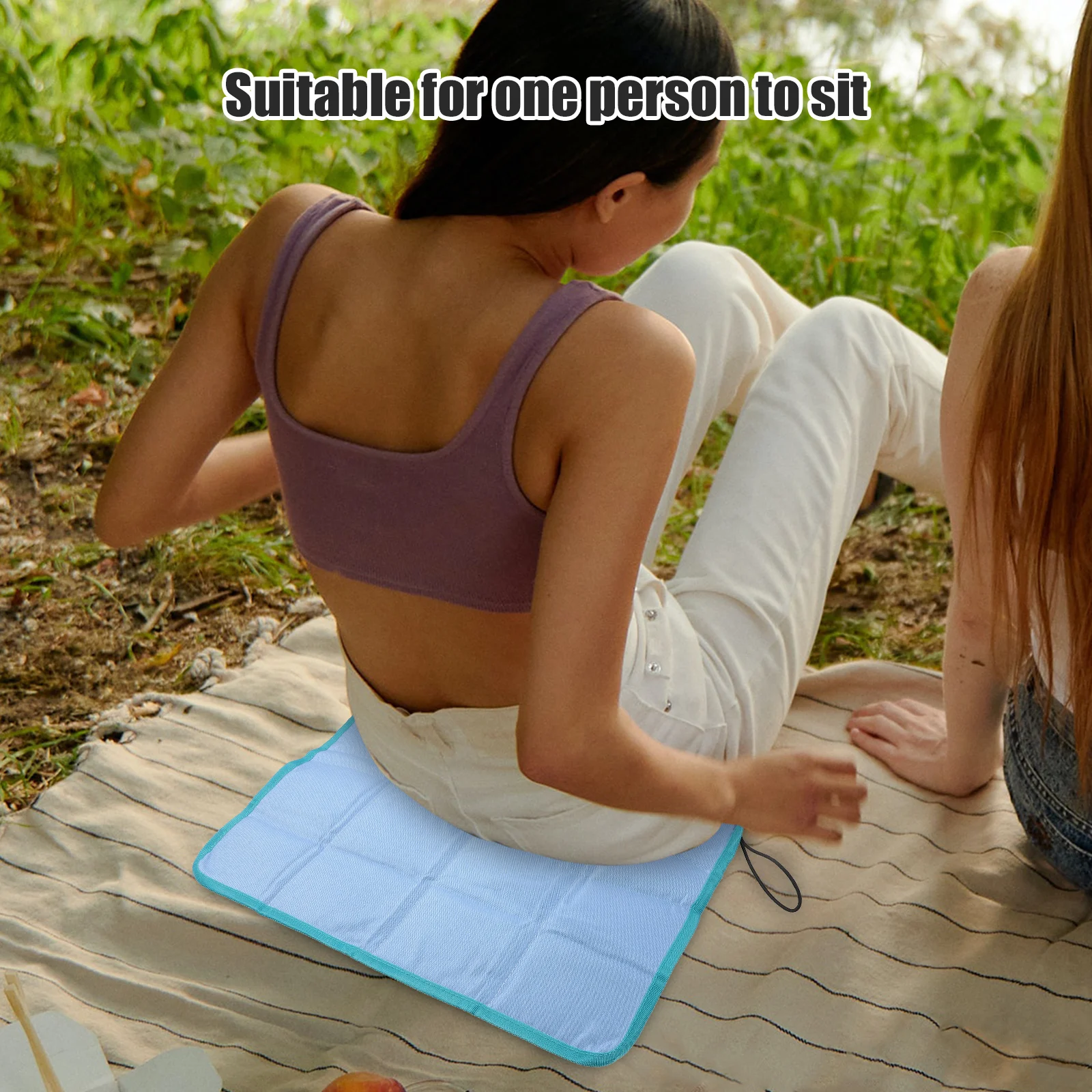 

Waterproof Mat Portable Folding Outdoor Picnic Cushion Lightweight Comfortable Oxford Cloth For Garden Park Stadium Camping Seat