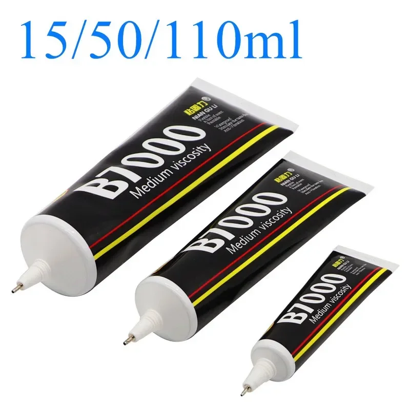 15/50ml Strong B7000 Glue Liquid Sealant Transparent Adhesive Epoxy Resin Repair for LCD Screen Phone Jewelry Maintenance Tool