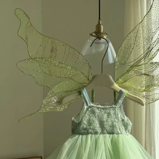 Lolita Girls Princess Dress 2026 New Mori Cute Suspender Fluffy Yarn Daily Children's plus size