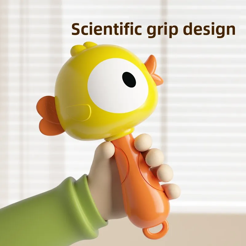 Baby Speelgoed 0-1 Jaar Oud Kikker Kleine Zand Hamer Hand Rammelaar Vroege Onderwijs Zand Hamer Grijpen Praktijk Head-up Pasgeboren Speelgoed