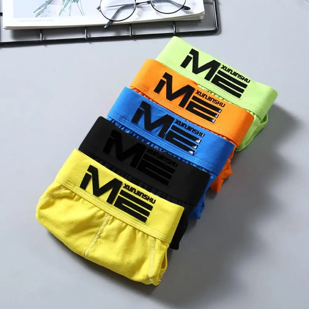 Men Briefs with U-shaped Bag Breathable Men Panties Men\'s Low-rise Briefs with 3d U-shaped Bag Wide Elastic Waistband for Men