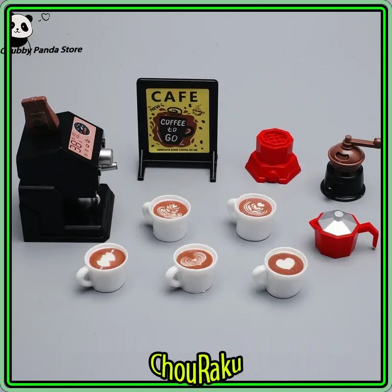 Miniature Scene Simulated Coffee Machine Small Appliance Model With Coffee Cup Decoration Craft Ideal For Home Garden Decor