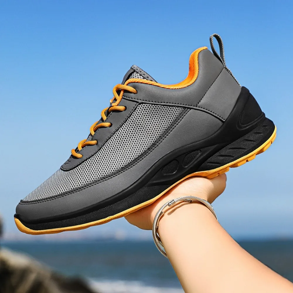 

2026 Men's Casual Shoes Breathable Sporty Spring New Style Increased Height Inner Airy Mesh Comfortable Footwear