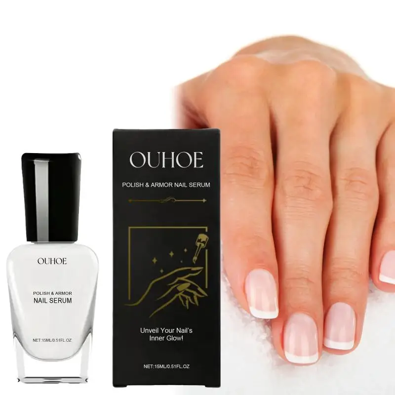 Nail Repair  Liquid Soft Damaged Nails Care Strengthening Brightening Formula For Daily Nail Salon Use