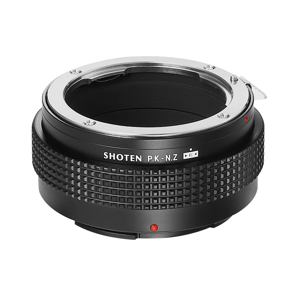 SHOTEN PK-NZ E Electronic Adapter for Pentax K Mount Lens to Nikon