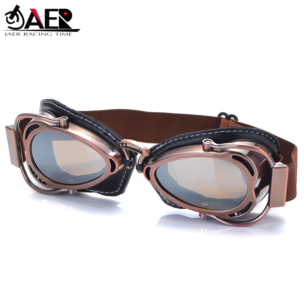 Lunettes de Moto, de sport, de vtt, de motard, Aviateur, Vintage, pour tout-terrain, pour Dirt Bike