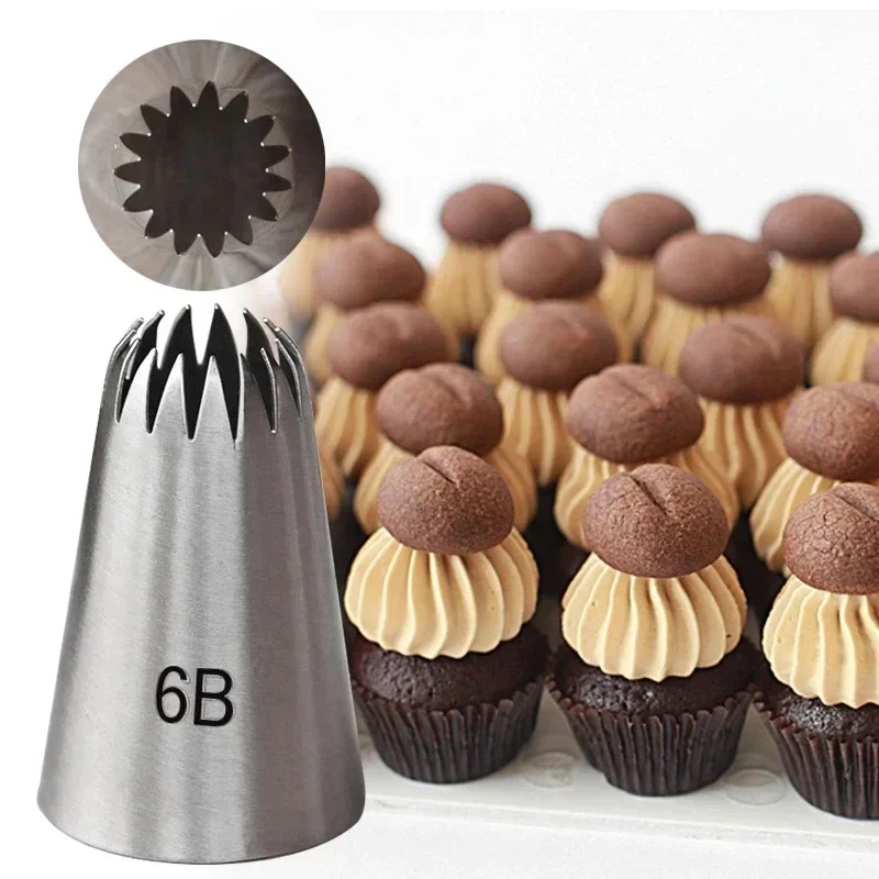 1M#2A#2D#6B Russian Icing Piping Pastry Nozzles Cake Cream Decoration Tips Set Cupcake Head Dessert Decorators Kitchen Gadgets