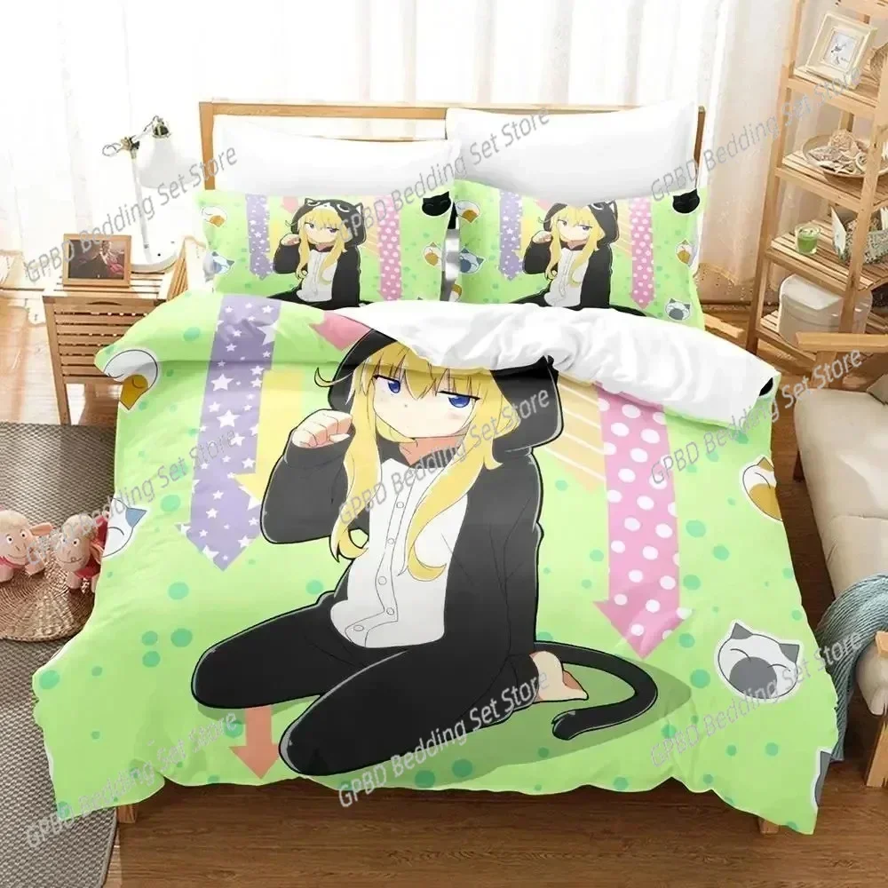 3D Print  Anime Gabriel Dropout Bedding Set Bedroom Soft Modern Bedspreads Comefortable Duvet Cover Quilt Cover And Pillowcase