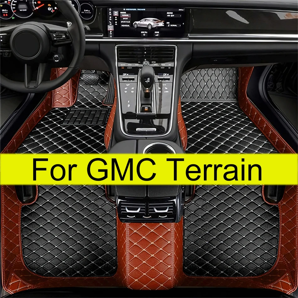 

Custom Leather Car Floor Mats For GMC Terrain 2010-2017 Automobile Carpet Rugs Luxury Foot Pads 2011 2012 2013 2014 2015 2016