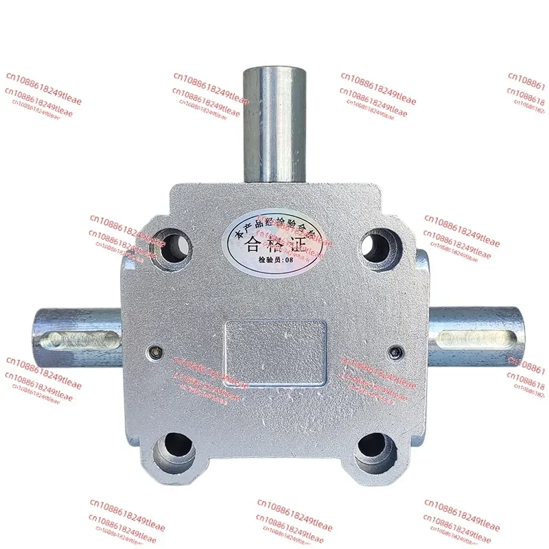 Stainless Steel Right Angle Steering Box Cast Steel Gearbox 40N.M Large Load 2.5 Module 16 Teeth 90 Degree Commutator Gear