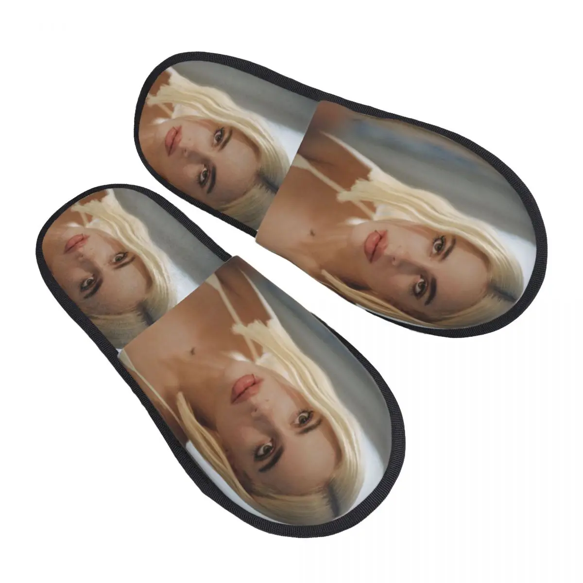 

Martina Stoessel TINI Tour Slippers Bedroom Singer Soft Household Fur Slippers Slides Anti-skid